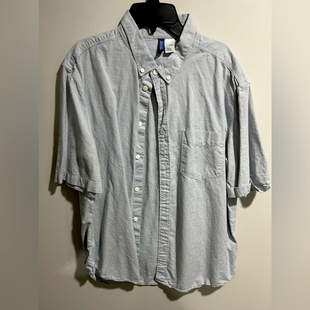 PacSun brand button down short sleeve shirt.